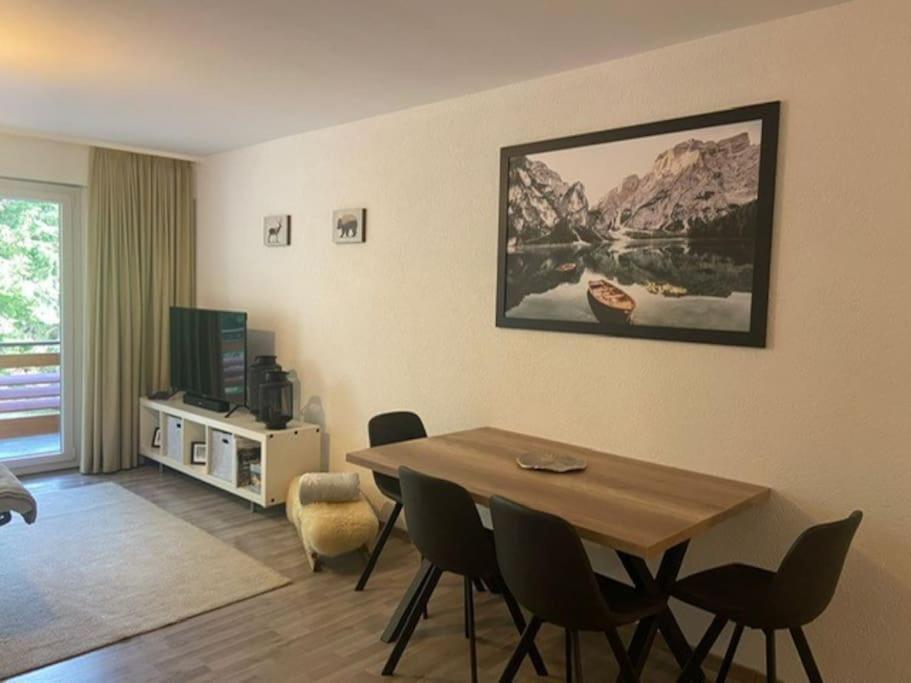 Grand Studio Au Centre De Crans Exteriör bild